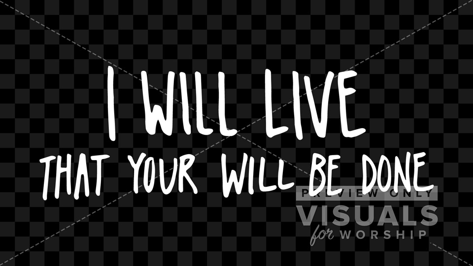 Alive Lyric Slide Preview